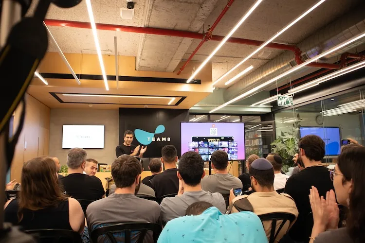 Community meetup photo at Team8